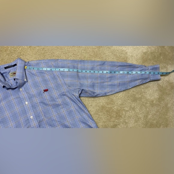 Cajun Clothing Co - Red Crawfish - Long Sleeve Button Up Shirt - Size: Large - Picture 5 of 7